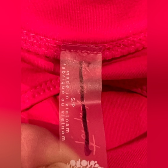 FREE PEOPLE FP MOVEMENT EASY DOES IT DRESS Waistband Malibu Pink Open Back Small - Picture 13 of 16